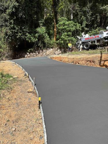 new driveway for Gold Coast resident